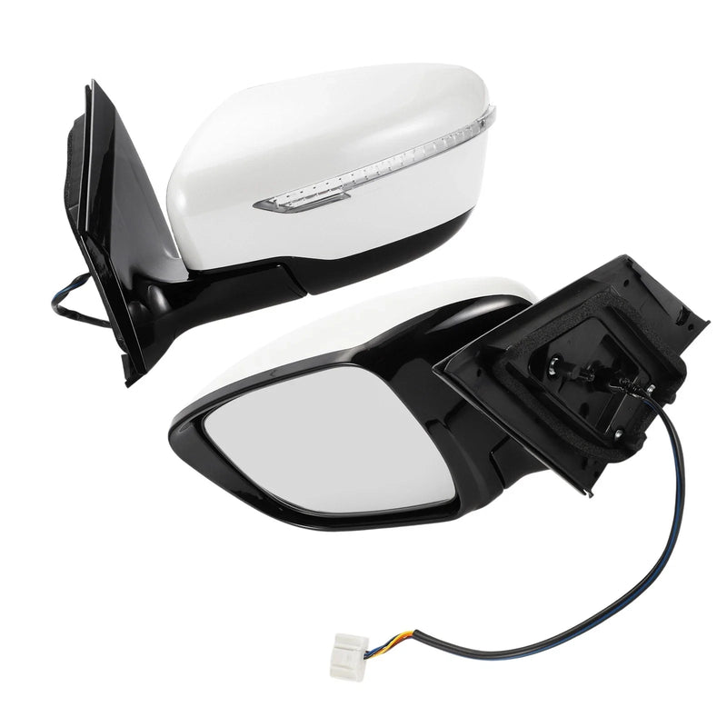 Nissan Murano (2015-2020) Manual Folding White Left Side Door Mirror