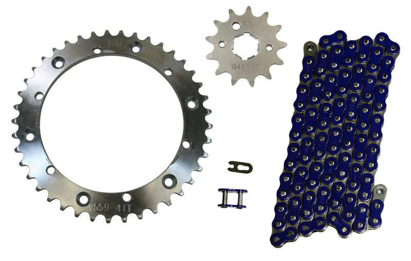 Yamaha Banshee 350 Blue 520x104 Drive Chain & 13/41 Sprockets (1989–2006)