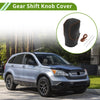Honda Civic Car Gear Shift Knob Cover Black Brown Faux Leather (2022-2024)