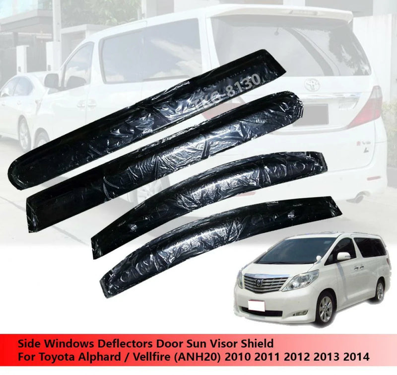 Toyota Alphard Vellfire 2 x Door Visors (2010-2014)