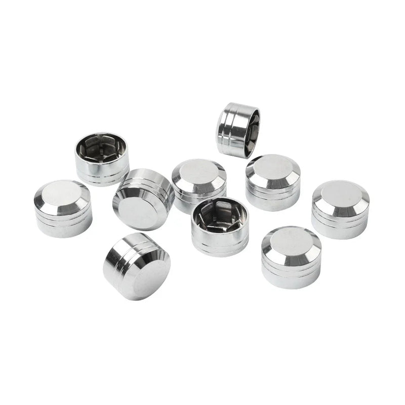 Harley Dyna Softail 10 x Chrome Engine Bolt Topper Caps Covers