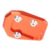 Yamaha MT09 Orange Kickstand Side Foot Stand Extension Pad (2013-2016)