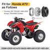 Honda Fourtrax 300 TRX300 TRX300FW Rear Brake Drum Cover Hub Shoes (1988–2000)