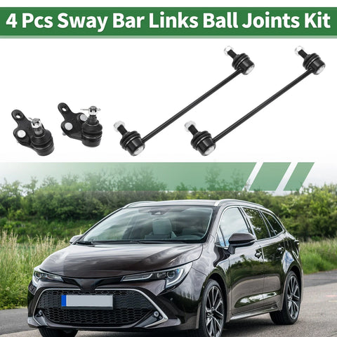 Toyota Camry 4pcs Front Suspension Sway Bar Link Lower Ball Joint