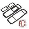 Jeep Carbon Fiber / 4 x / Door Switch Panel Trims