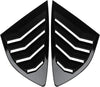 Ford Fusion Mondeo 2x Gloss Black Rear Side Louvers Cover (2013–2022)
