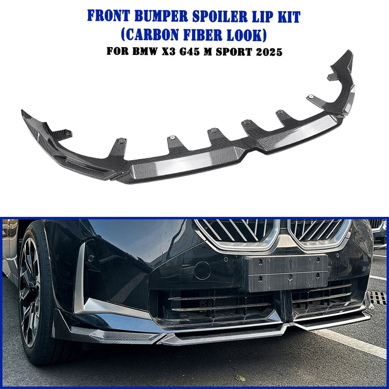 BMW X3 G45 M Sport Front Lower Spoiler Lip (2025)