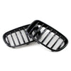 BMW X3 Front Radiator Kidney Grille Gloss Black (2011-2013)