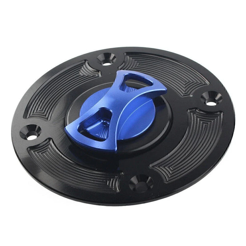 Suzuki TL1000S GS500 GSXR600 GSXR750 GSXR1000 Blue Fuel Gas Tank Cap Cover