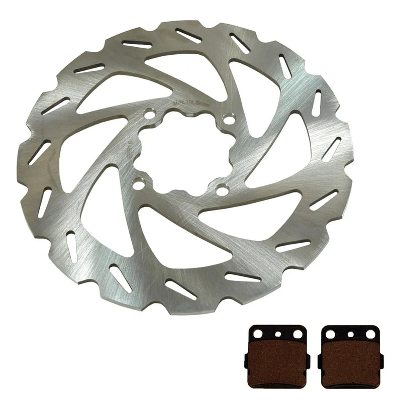 Yamaha Raptor 660 Rear Wave Disc Brake Rotor & Severe Duty Pads (2001–2005)