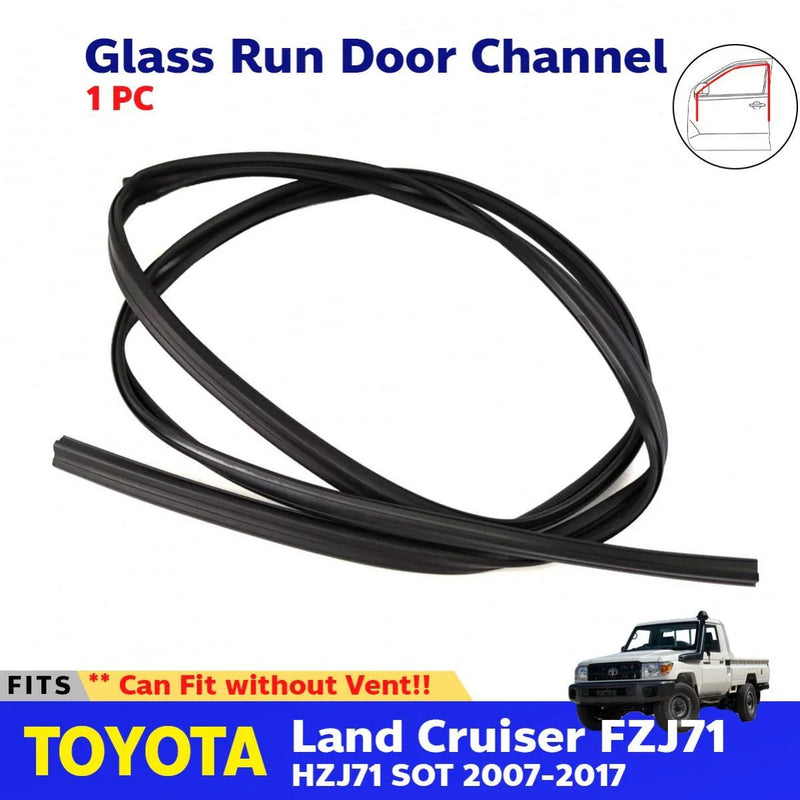 Glass Run Channel w/o Vent Front 1PC Fits Toyota Land Cruiser GRJ71 2007-17 D01