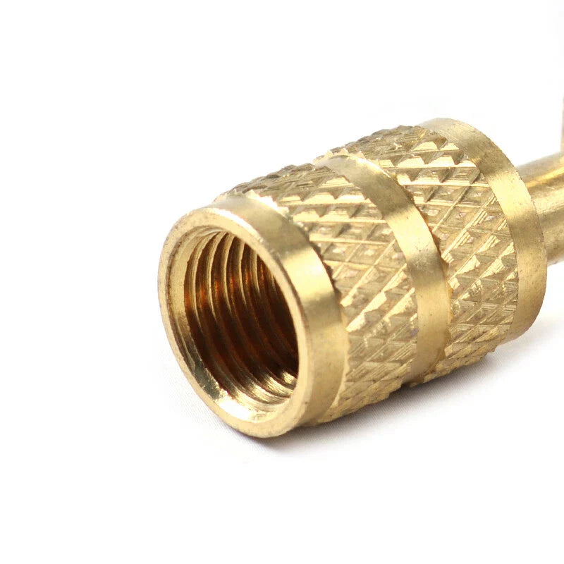 A / C 45�� R410A Refrigerant Tank Vacuum Pump Adapter