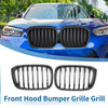 BMW X3 G01 (2020-2023) Matte Black Front Upper Bumper Grille