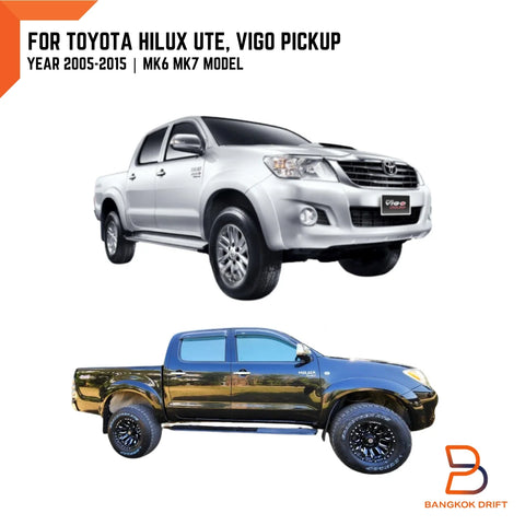 Toyota Hilux D4D Ute Vigo Front Door Logo Emblem Badge (2005-2015)