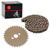 Honda CRF100F Camshaft Sprocket 30T & Cam Timing Chain 90L