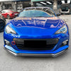 Subaru BRZ Front Bumper Spoiler Lip Splitter Kit (2013-2016)