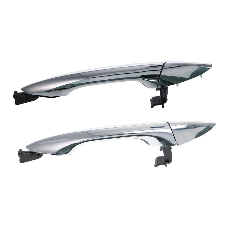 Hyundai i30 Door Handle Outer 2 x Chrome Rear Left+Right (2012–2017)