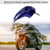 Rectangle Alloy Motorcycle Hanging Hook Screw Hexagon Wrench 1 Set Blue