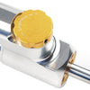 Moto - Silver / Orange 24cm Universal Adjustable Steering Damper Stabilizer