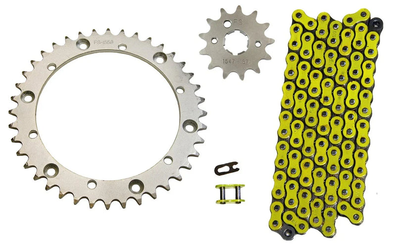 Yamaha Warrior 350 Yellow 520x98 Drive Chain & 13/40 Sprockets (1989-2004)