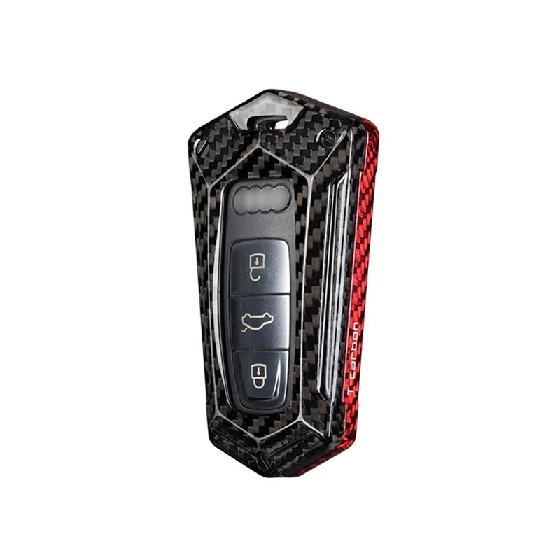 Audi A6 A7 A8 Q8 Carbon Fiber Key Fob Cover (2019-2023)