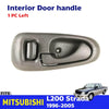 Interior Door Handle Left Fits Mitsubishi L200 Strada K64 Pickup 1996-05 EBDE
