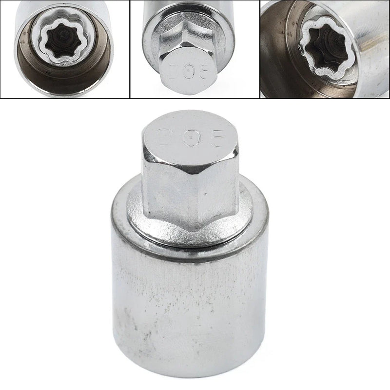 Jeep Renegade Cherokee Dodge Anti-theft Wheel Bolt Lock Nut Key (2015-2023)