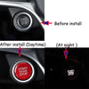 Alfa Romeo Giulia Stelvio Red Engine Start Stop Switch Trim (2017-2022)