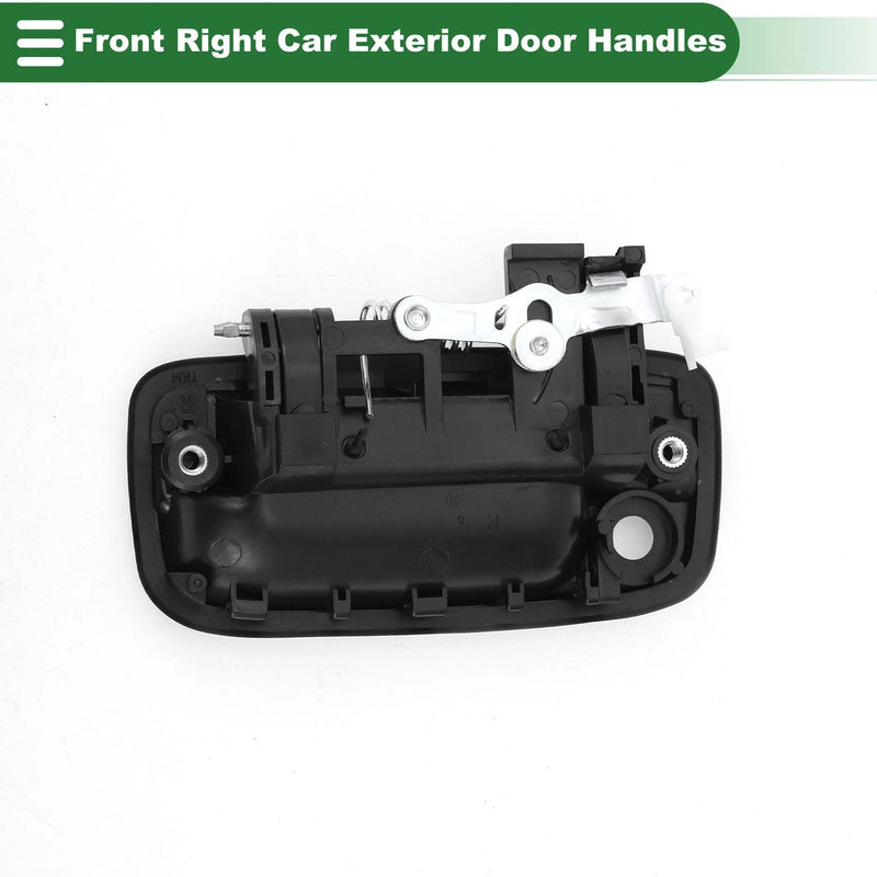 Toyota Tacoma Gloss Black Front Right Exterior Door Handle (2005-2023)