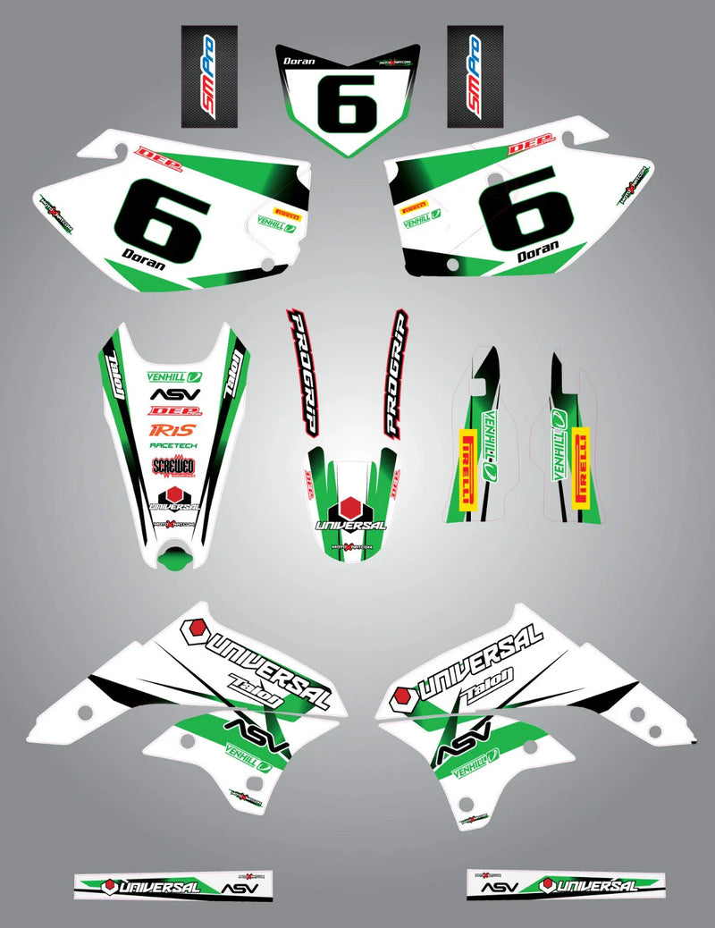 Kawasaki KLX 450 Custom Graphic Kit (2008-2015)