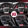 Dodge Charger Steering Wheel Shift Paddle Extension Trim Set (2015-2023)