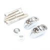 Harley Sportster 39mm 49mm Chrome Front Turn Signal Relocation Kit