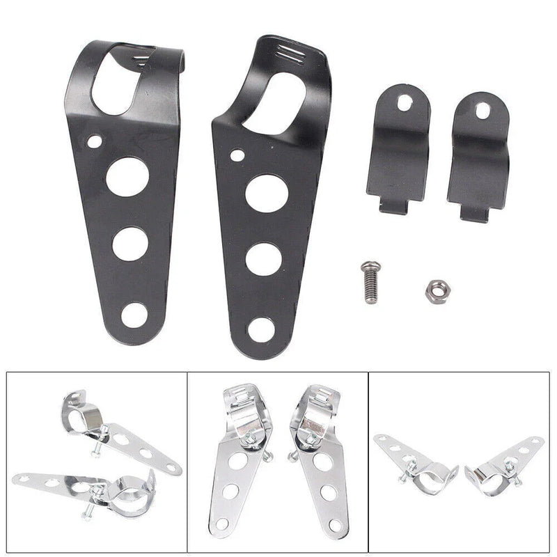 Harley Chopper Cafe Racer 28-36mm Headlight Mount Bracket