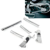 Harley Davidson Softail (2000-2007) Chrome Rear Swingarm Tube Covers