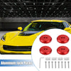 Chevrolet Corvette C5 (1997-2004) & Porsche Frame Rail Red 4 Pcs Jack Pad