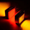 Car Square Dual Face Stud Mount Fender Marker Turn Signal Lights