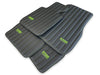 Rolls Royce Phantom Sedan (2003-2016) - Er56 Design Green Leather Floor Mats