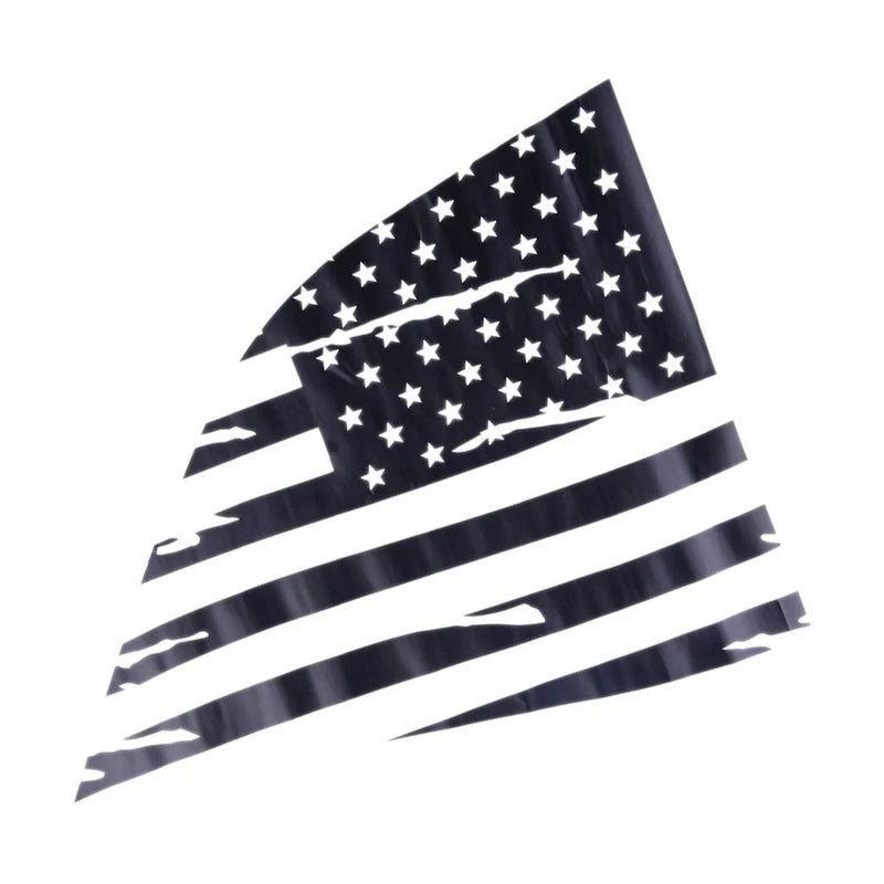 Dodge Challenger USA Flag Rear Window Sticker Trim Decal (2008-2021)