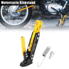 Motorcycle Kickstand/Set/Side Support Stand CNC Aluminum Alloy Gold Tone