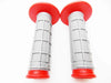 KTM MX Enduro Trail Red Grey Forseti Hand Grip Set Handlebar Grips (N/A)