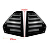 VW Golf 8 Rear Window Side Vent Shutter Louver Cover Trim (2020-2022)