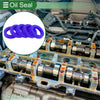 Oil Seal Seal Ring Rotary Shaft Seal TPU 32x48x10mm Blue 5 Pcs