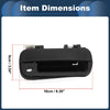 Hyundai Excel (1990-1994) - Black, 1 Pcs Front Right Exterior Door Handle