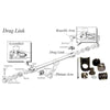 Landcruiser 40 BJ40 BJ42 FJ45 HJ45 HJ47 Drag Link End Repair Kit