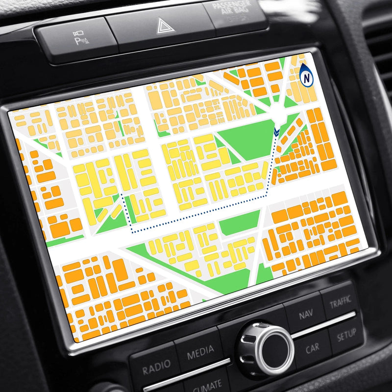 Jeep Compass 8.4" Tempered Glass Navigation Screen Protector (2021-2023)