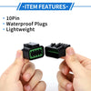Hyundai & Kia - 2 x Sets 10 Pin Car Wiring Harness Connector Plug