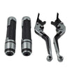 Yamaha YZF R1 Titan Extendable Brake Clutch Lever Grip Set (2009-2014)