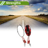 M8/M10 1 Set Motorcycle Rear View Mirrors Oval Shape Red Aluminum Alloy Plastic