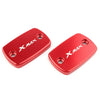 Yamaha X-MAX 300 Red Front Fluid Reservoir Cover Caps (2017-2023)