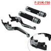 Kawasaki Z650 Z900 Extendable Brake Clutch Levers Grip Set (2017-2023)